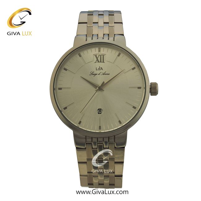 ساعت مچی اورجینال مردانه LdA | لوئیجی د آنا | Luigi d'Ana نقره ای | نقره ای| نقره ای| کد رفرنس 2404